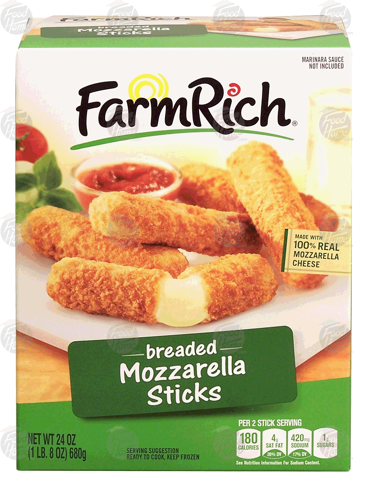 Farm Rich&nbsp;&nbsp;breaded mozzarella sticks Full-Size Picture